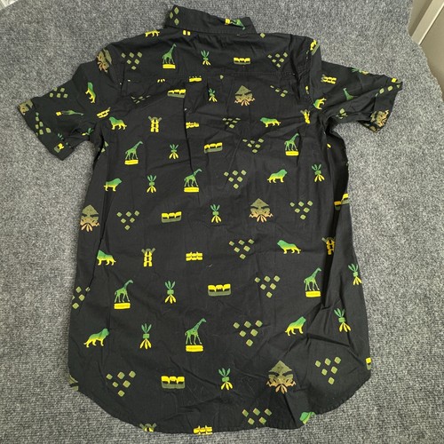 LRG Underground Inventive Mens Shirt XL Black Multi color Animals Safari - 第 6/11 張圖片