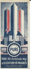 1933 Pure Oil Company Chicago Fair Century Of Progress Fair Condition
