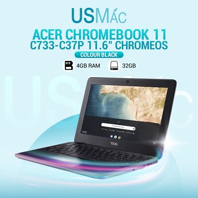 Acer ChromeBook 311 C733-C494 Celeron N4100 1.1 GHz 32GB eMMC - 4GB QWERTY - English | Back Market