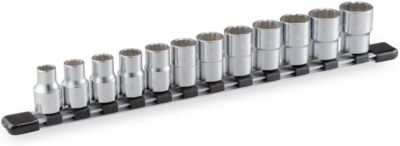 Ton (TON) Steckschlüsselsatz (12 Vierkant/Halter) HD412 Einsatzwinkel 12,7mm ...