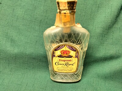 Seagram's Crown  1964年製 Vintage 1964 Seagrams CROWN ROYAL Bottle With Tax Stamp