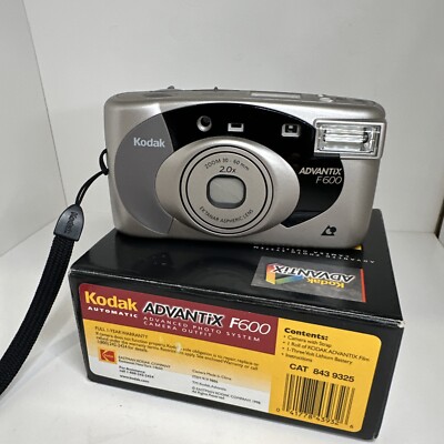 Kodak Advantix F600 Zoom APS 35MM Point Shoot Film Camera Tested &Working IN BOX