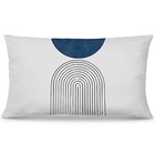  Navy Blue Boho Pillow Covers 12x20, Boho Pillow Cases, Mid Century Modern 