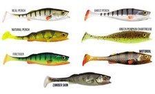 LMAB Kofi Perch Shad Soft Lures Pike Perch Zander Fishing Paddle Tail Bait
