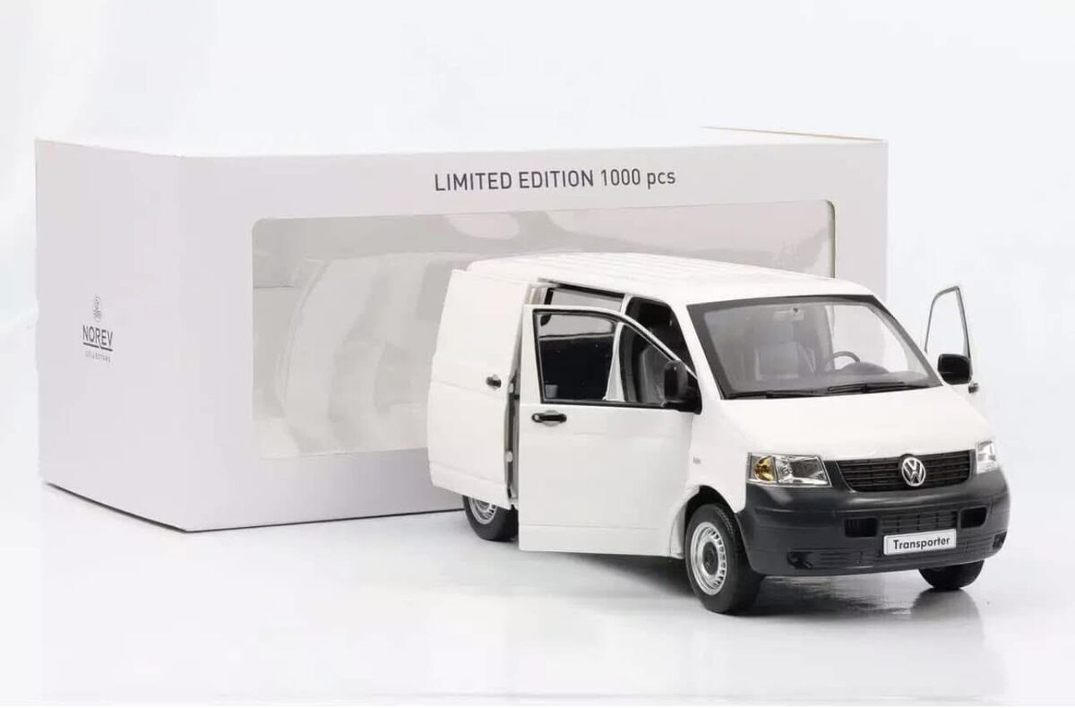 1:18 Norev Volkswagen Transporter VW T5 2003 White Limited 1:18 Norev Volkswagen Transporter VW T5 2003 White Limited