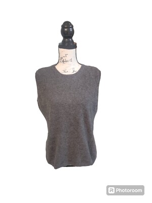 Sutton Studio 100%Cashmere Womens Designer Luxury Top Size Large