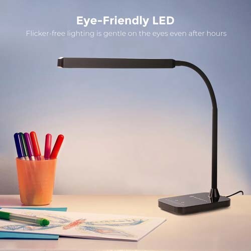 Taotronics LED Dimmable Touch EyeProtection Desk Lamp 10W DL062 eBay