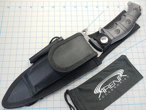 CSGO Huntsman Tracker Fixed Blade & Spring Assisted Pocket Knife 2 Piece Combo - Picture 3 of 9
