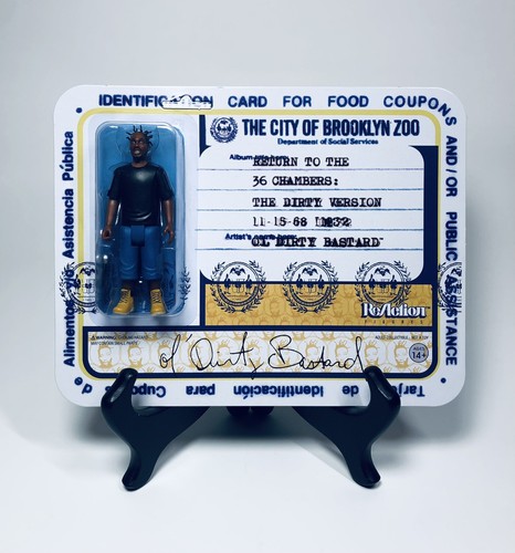 ReAction ODB Figure Old Dirty Bastard Figure Hip Hop Brooklyn Zoo NEW