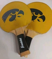 Iowa Hawkeyes Table Tennis Paddle Set Ping Pong NCAA Yellow Black Franklin