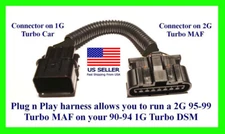 DSM 1G to 2G MAF Adapter Harness 90-94 to 95-99 fits Turbo Eclipse Talon Laser