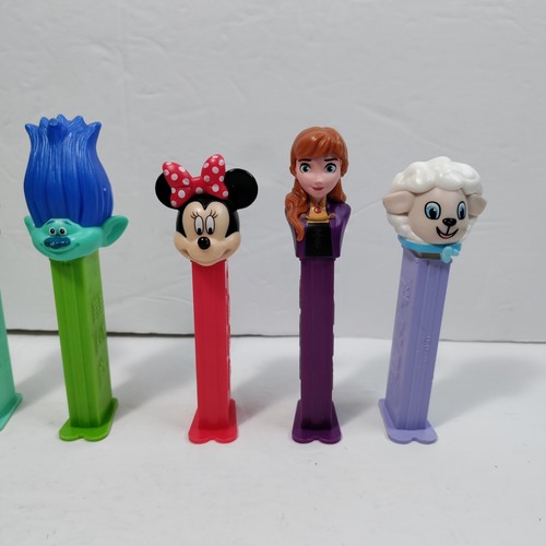 PEZ Dispensers Mixed Lot of 8 Santa Minnie Mouse Pokemon Jasmine Frozen Trolls - Picture 6 of 8