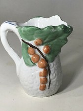 Hand-Painted Holly Berry Creamer