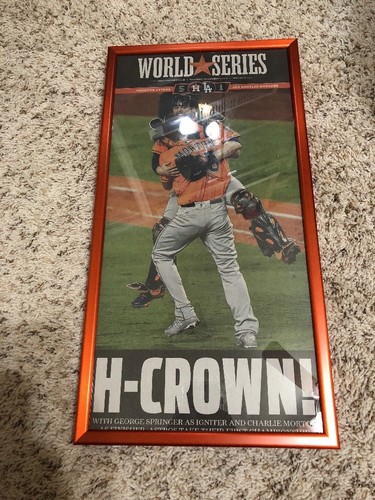 Framed Houston Chronicle Newspaper Astros World Series Edition (Nov. 2) NEW! - Picture 5 of 12
