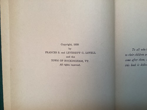 Geschichte von Rockingham Vermont: 1907-1958 Frances Lovell HC Buch Genealogien - Bild 8 von 24