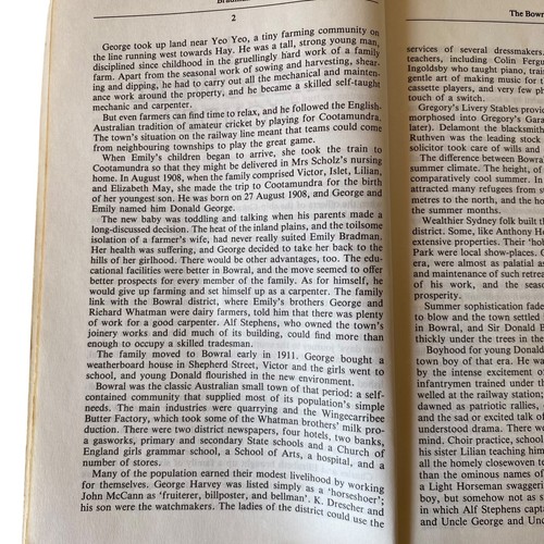 Bradman The Biography By Michael Page PB Book 1988 Sir Donaldman Cricket Sport - Foto 10 di 11