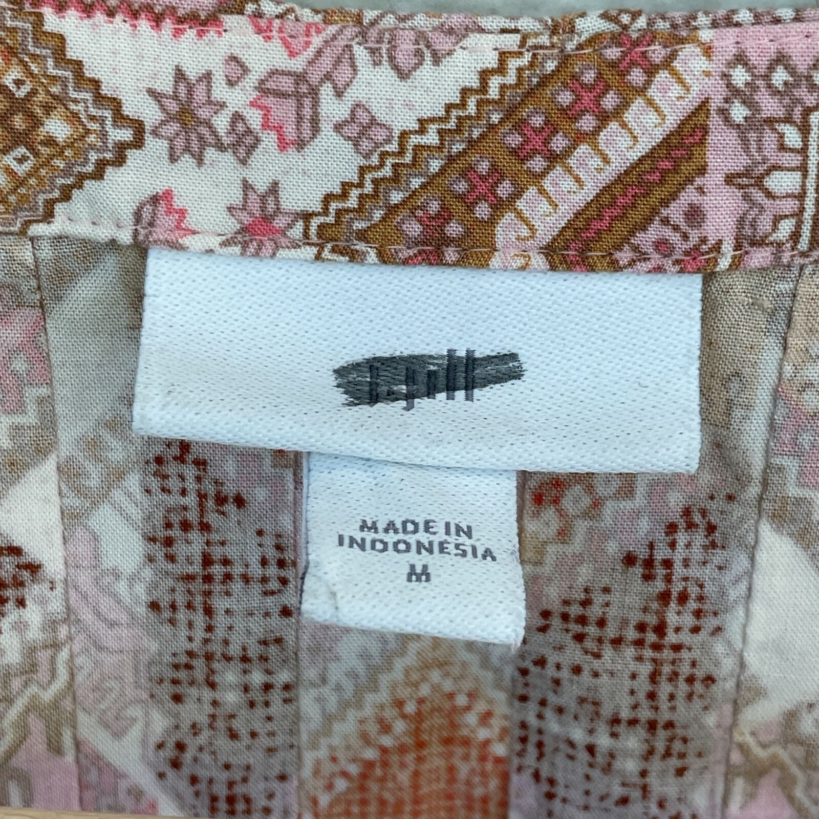 J Jill Womens Medium Patchwork Button Up Shirt Lo… - image 4