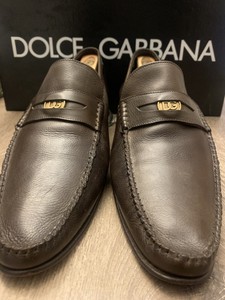 d&g leather shoes