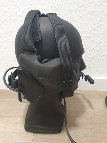 Bundeswehr Headset H-390 Kopfhörer Sprechsatz Panzer Mikrofon BW SEM 52-90 Funk - Picture 29 of 37