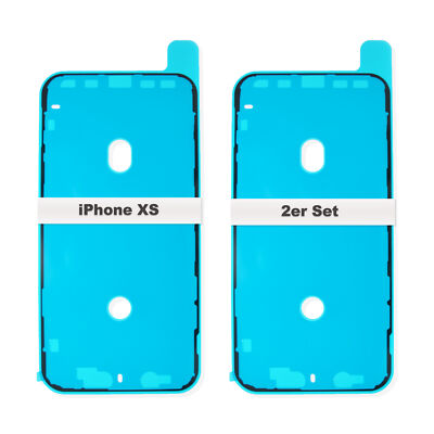 2x iPhone XS Rahmen LCD Display Kleber Schwarz Dichtung Klebefolie Wasserdicht