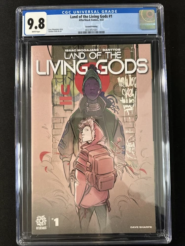Land of the Living Gods #1 CGC 9.8 2nd Print White Pages Aftershock *S1