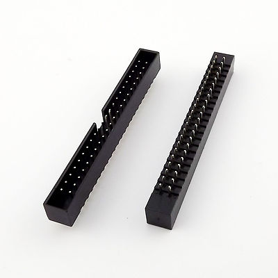 10x IDC Connector 2mm 2x22 Pin 44Pin Male Straight Shrouded PCB Box Header 2.0mm