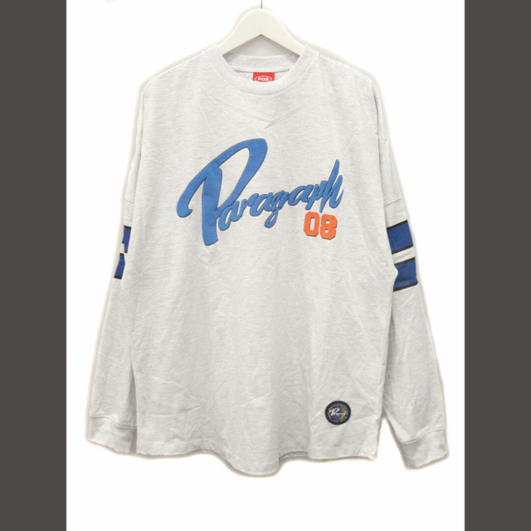 【Paragraph】22SS★ Rugby Team Long Sleeve T-shirt (No.16) Paragraph 22SS Rugby Team LS T-shirt Logo Print Long Tee
