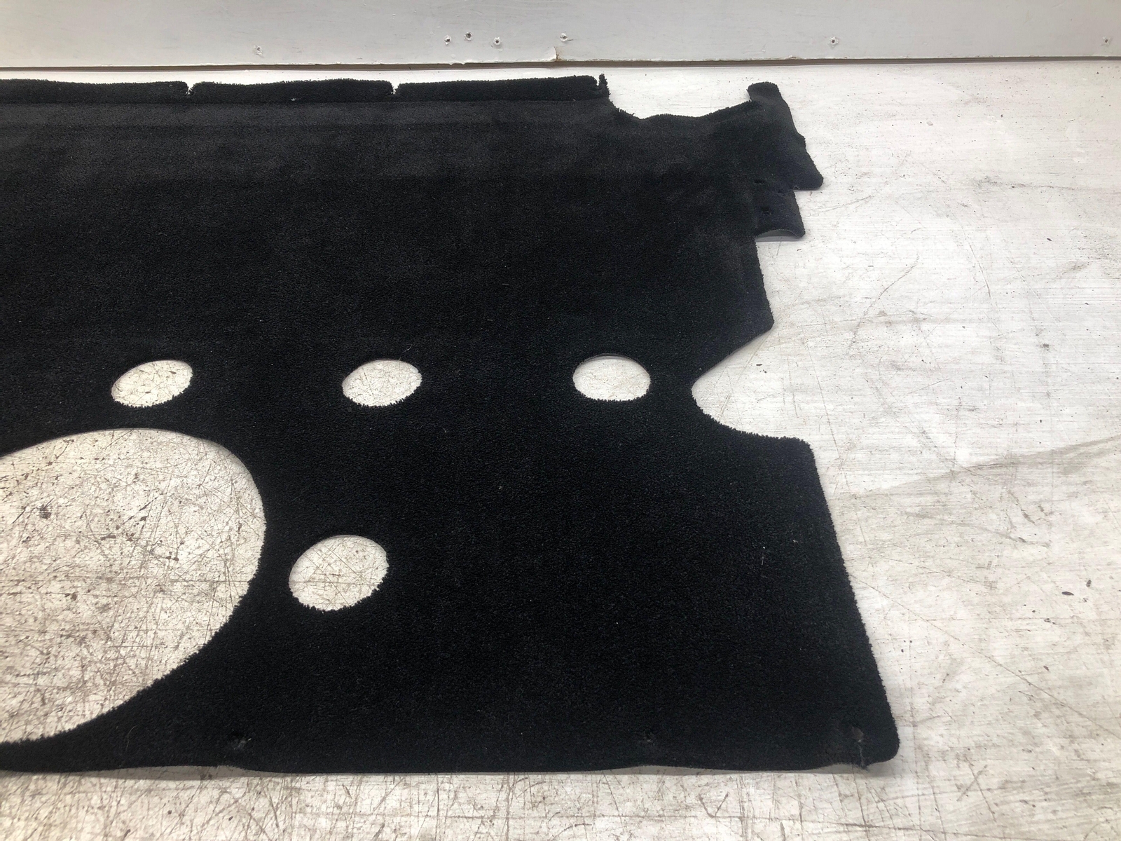 ASTON MARTIN RAPIDE REAR TRUNK LOADSPACE MAIN FLOOR RUG MAT CARPET LINER BLACK