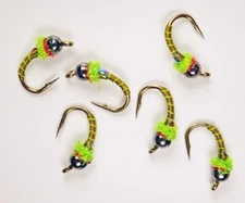 Mirage Frenchie Tungsten Nymphs UV Chart.  - Premium Trout Fly Fishing Flies