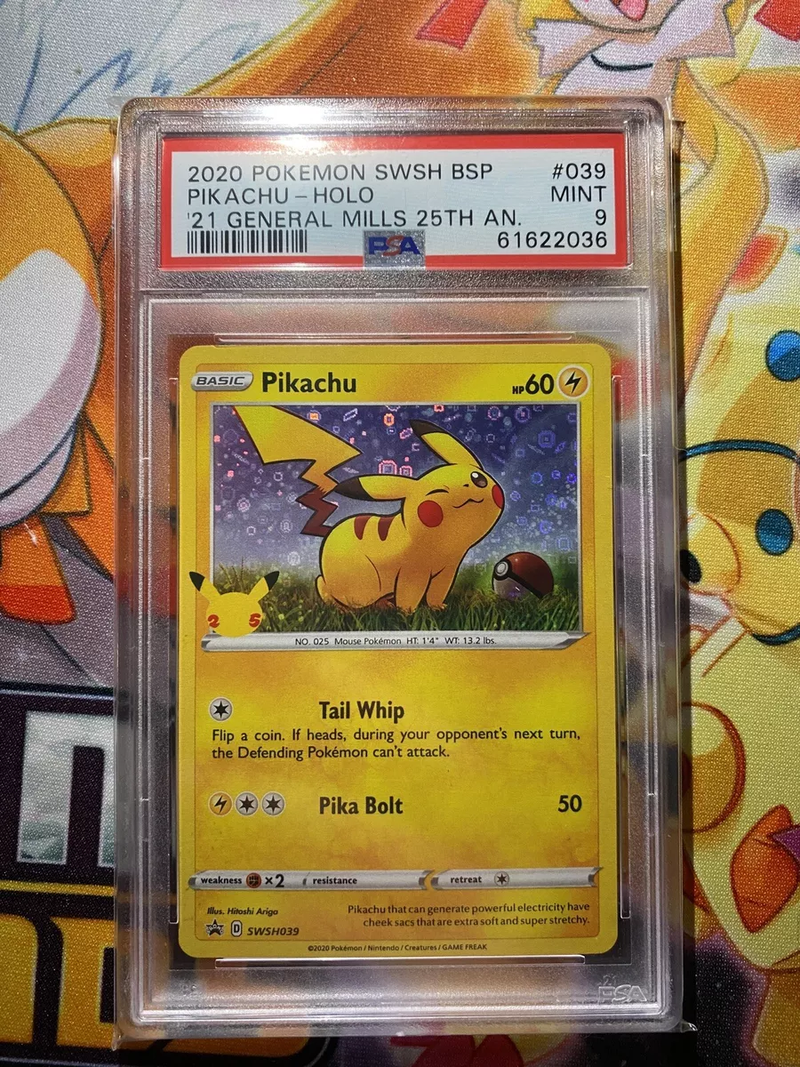 Pokémon Carta Pikachu (291/sm-p) Cgc 9 Psa - Escorrega o Preço