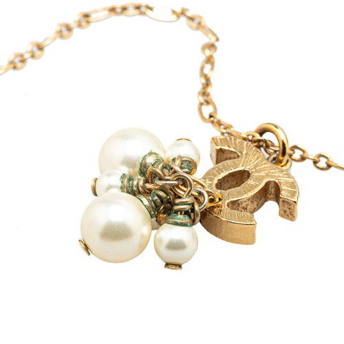 CHANEL COCO Mark Necklace Women 【Used】 - Picture 2 of 5