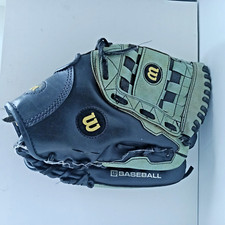 Wilson A300 A0300 GS11 RHT Youth Black Green Baseball Glove 11" Glove