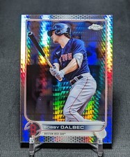 Bobby Dalbec Prism Refractor 2022 Topps Chrome Baseball Card #51 Boston Red Sox