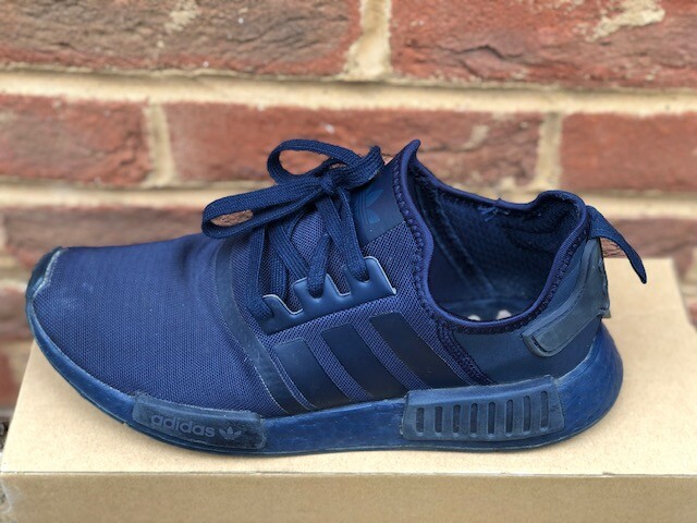 Adidas Originals NMD R1 - UK Size 8.5 - Dark Navy Blue | eBay display picture 2