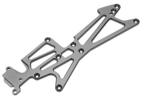 (Hot Bodies HB70475) Mini-Zilla / 7075 Alum Heavyduty Main Frame Silver - Picture 4 of 8