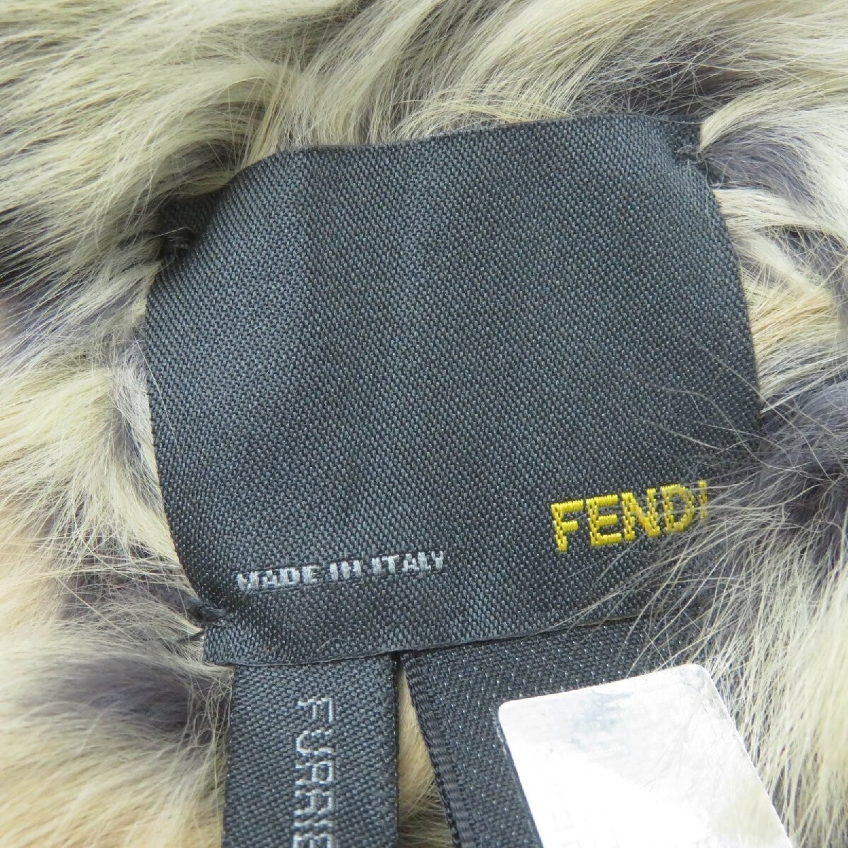 FENDI Fox Fur Muffler Stole Brown Women's | eBay