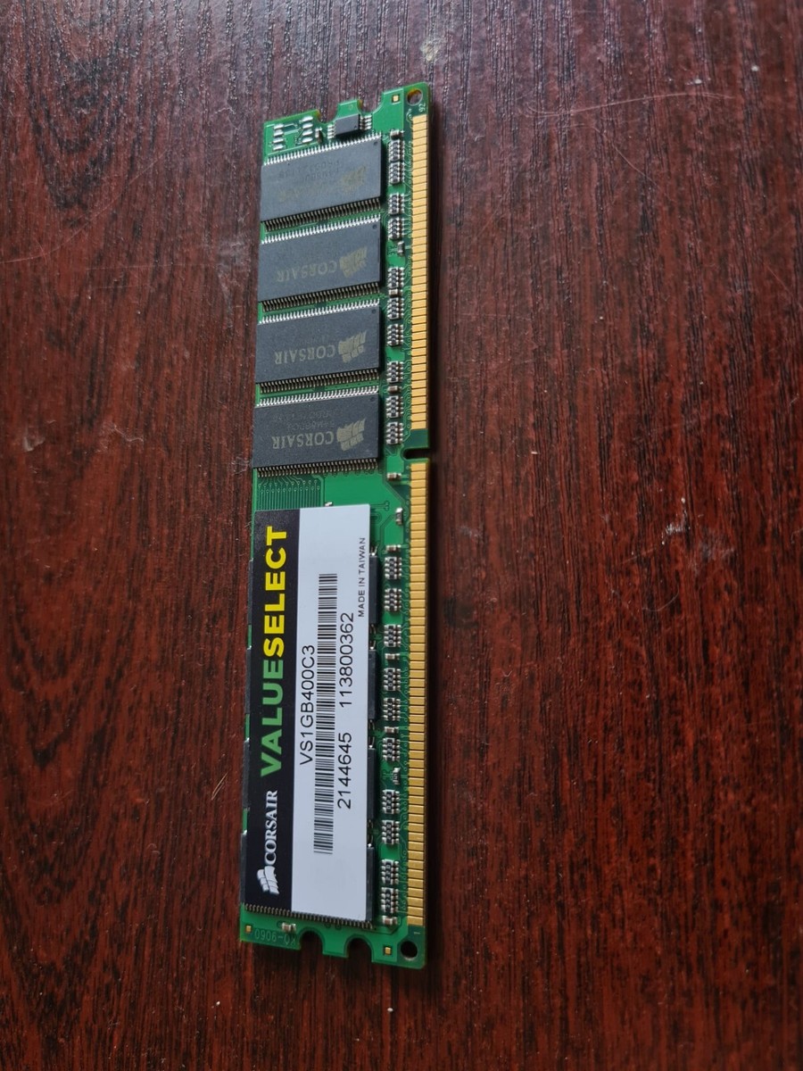 Corsair PC-3200 (DDR-400) GB DIMM 400 MHz PC-3200 DDR Memory