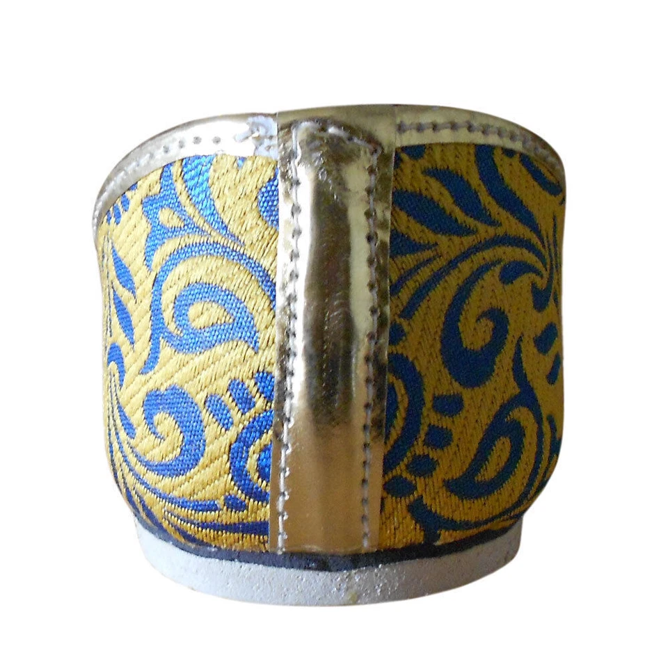 Men Shoes Leather Size US 6-7 Handmade Indian Jutties Khussa Mojaries Yellow - Image 4 of 4