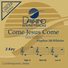 Come Jesus Come Stephen McWhirter Accompaniment Track (READ DESCRIPTION) New CD