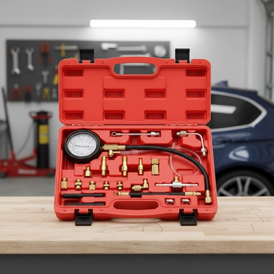 #ad #ad Zero to 140 PSI Fuel Pressure Gauge Kit Essential Tool for Engine Performance $35.14