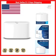 Durable Compact White Towel Dispenser for Easy Access - H2/H23 Multi-Compatible