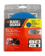 BLACK & DECKER 5 in SANDING And POLISHING KIT Bonus Light Duty Pad