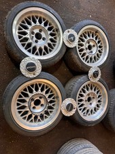 Ronal LS Silver Polished Rim Alloy Wheels with center caps 