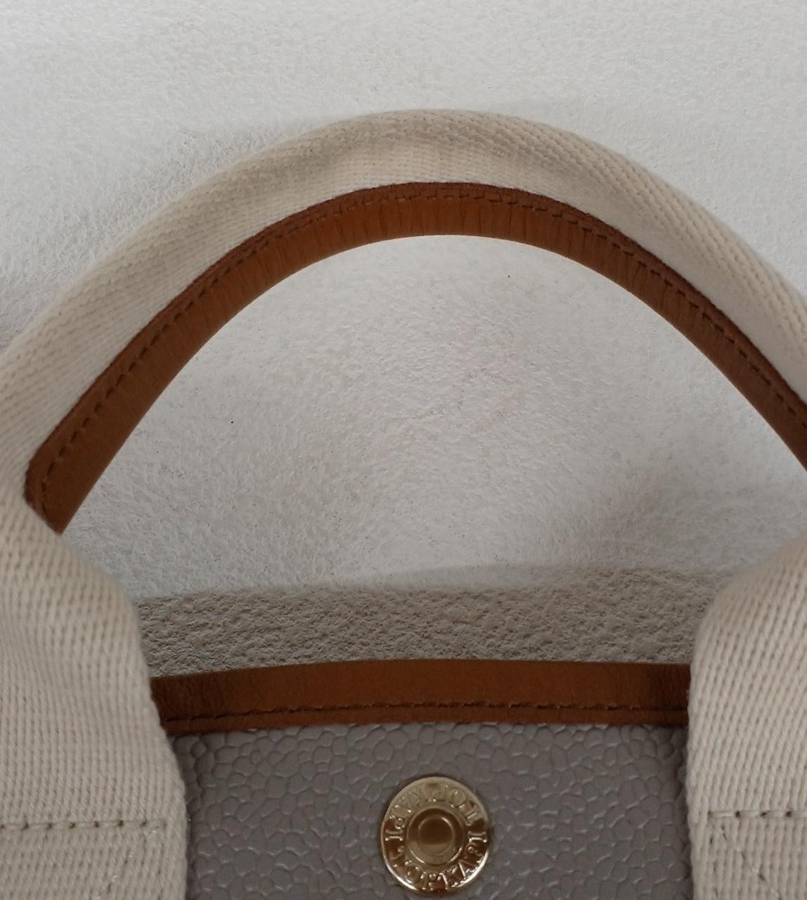 Mini Tote Bag Model Gray White Missing Pouch Cond… - image 12