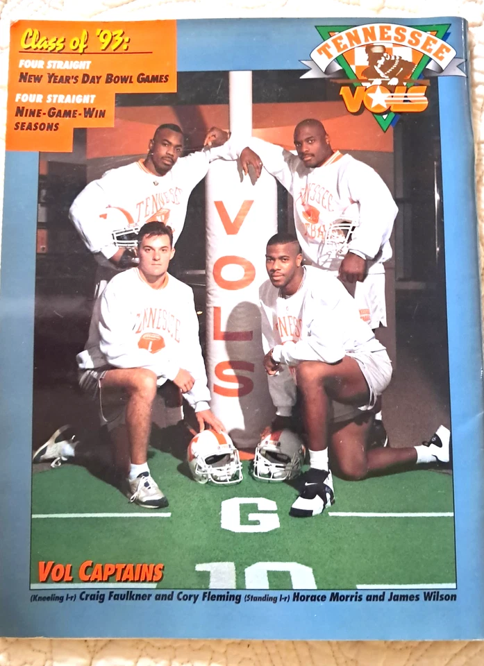 Very Rare 1994 Tennessee Vols Citrus Bowl Guide Many Famous Signers!! John Ward! - Image 2 of 4