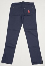 New with tag NWT Girls RALPH LAUREN Polo Navy Blue Chino Pants Big Pony 14