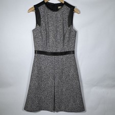 Italian Virgin Wool A-Line Dress Size 6 – Michael Kors Collection Made in Italy