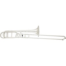 Eastman ETB428 Intermediate Series FAttachment Trombone Silver Gold Brass Bell