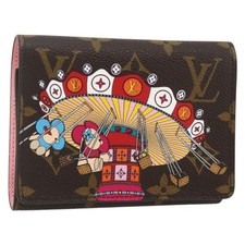 LOUIS VUITTON Monogram Vivienne Portefeuille Victorine Pink M69754 Auth 168298M