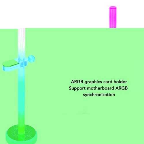 Graphics Card Stand Display Brace Holder 5V ARGB Vertical Support Rod For De SET - Afbeelding 11 van 12